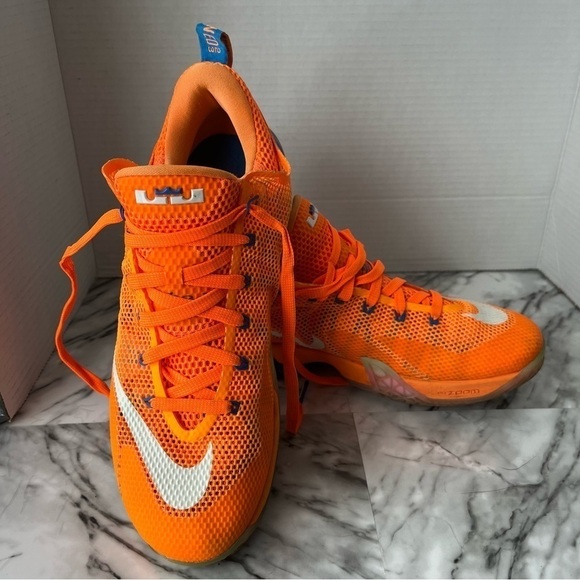 Nike Lebron 12 Low Cavs Classic. Men’s 10. Bright citrus white total orange soar - Picture 2 of 12